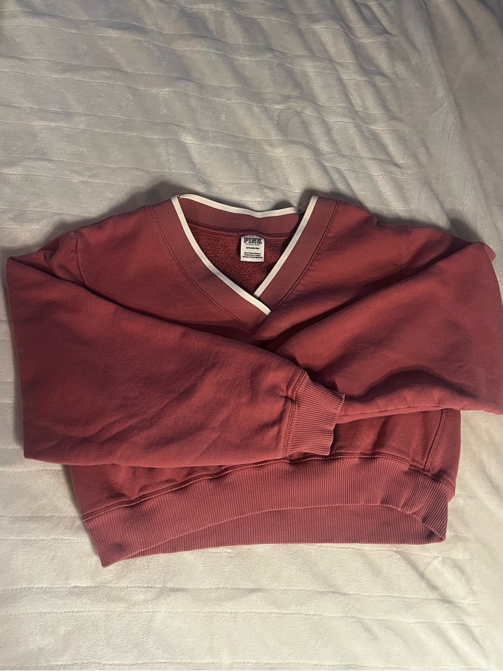 VS Pink Cropped Sweater